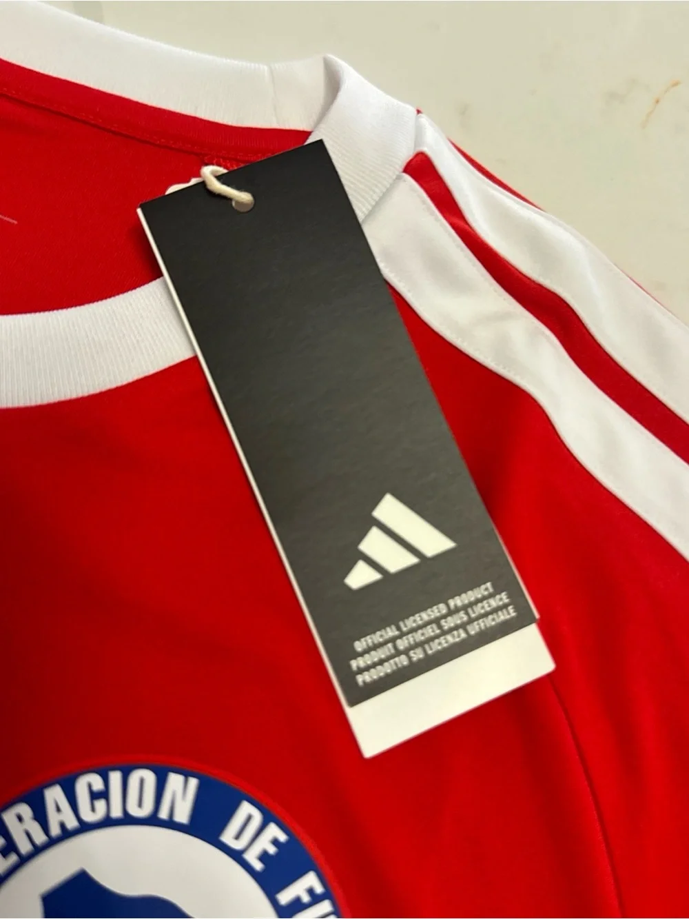 Chile Soccer 25/26 Home Jersey by Adidas Size M New With Tags Large $50